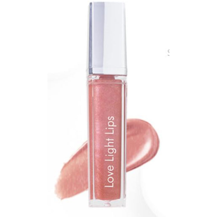 Four Pack Love Lighted Lip Glosses with Mirror, Love Light Cosmetics